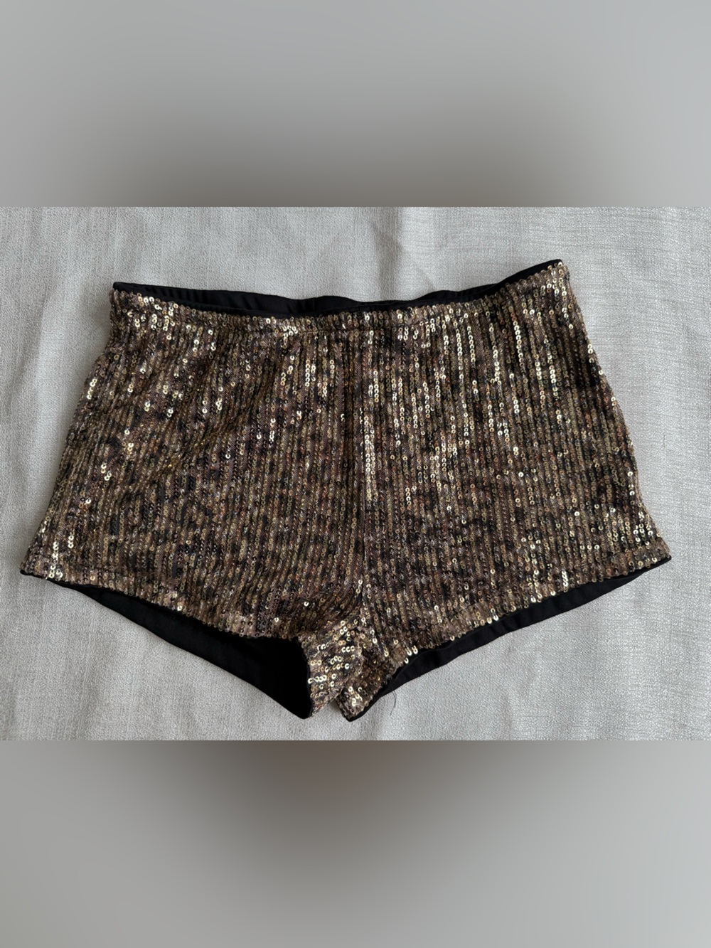 Sequin Gold Women's Shorts